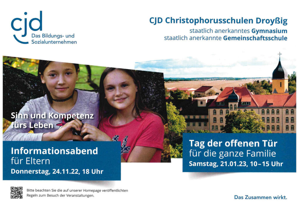 Tag der offenen Tür an den CJD Christophorusschulen Droyßig